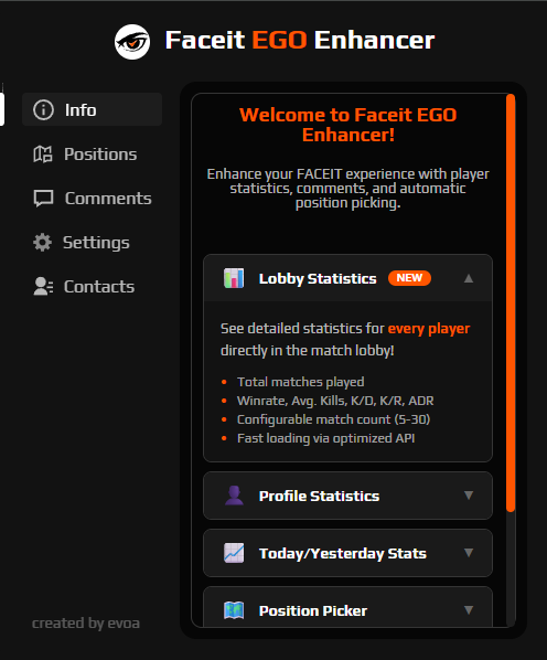 Faceit EGO Enhancer - CS2 Match Enhancement